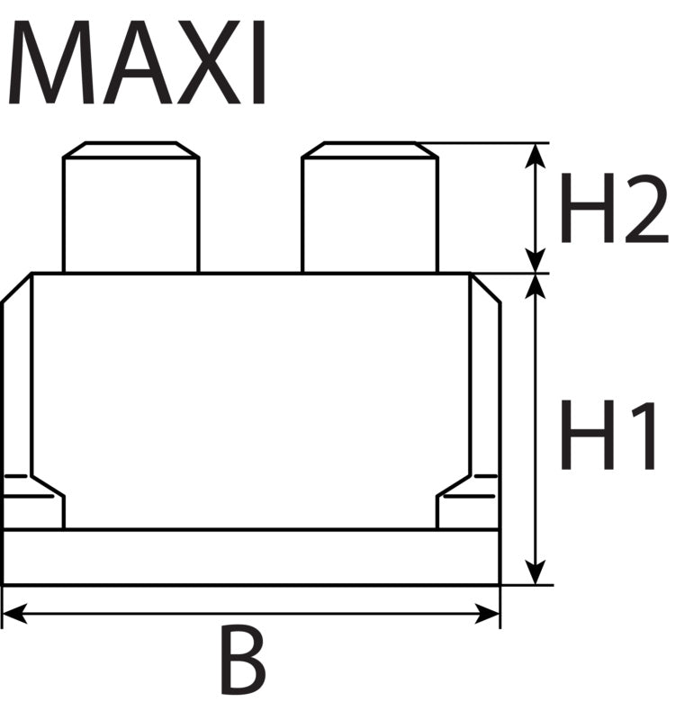 Maxi fusible à broche