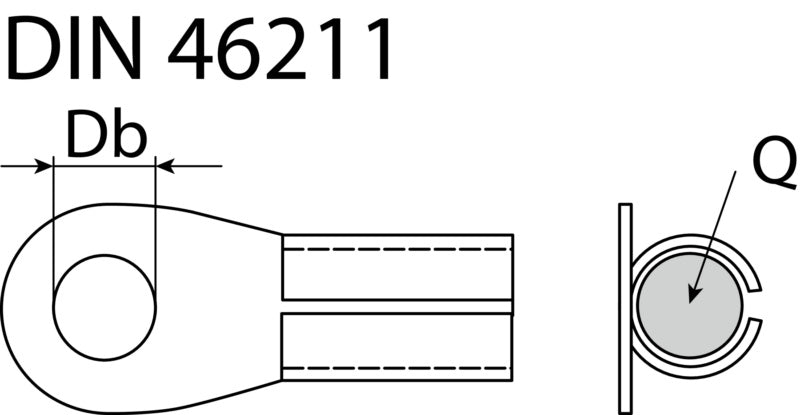 Solder cable lug