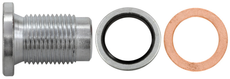 Oil drain plug with sealing ring