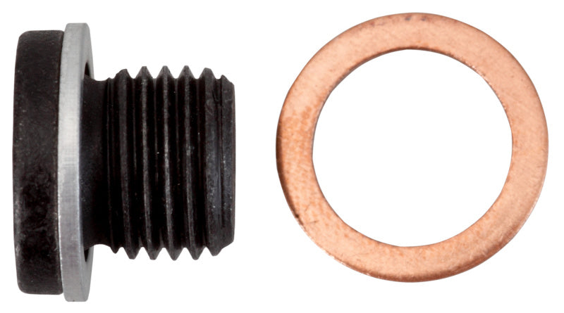 Oil drain plug with sealing ring