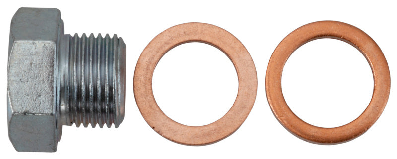 Oil drain plug with sealing ring