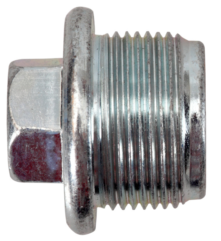 Oil drain plug without sealing ring