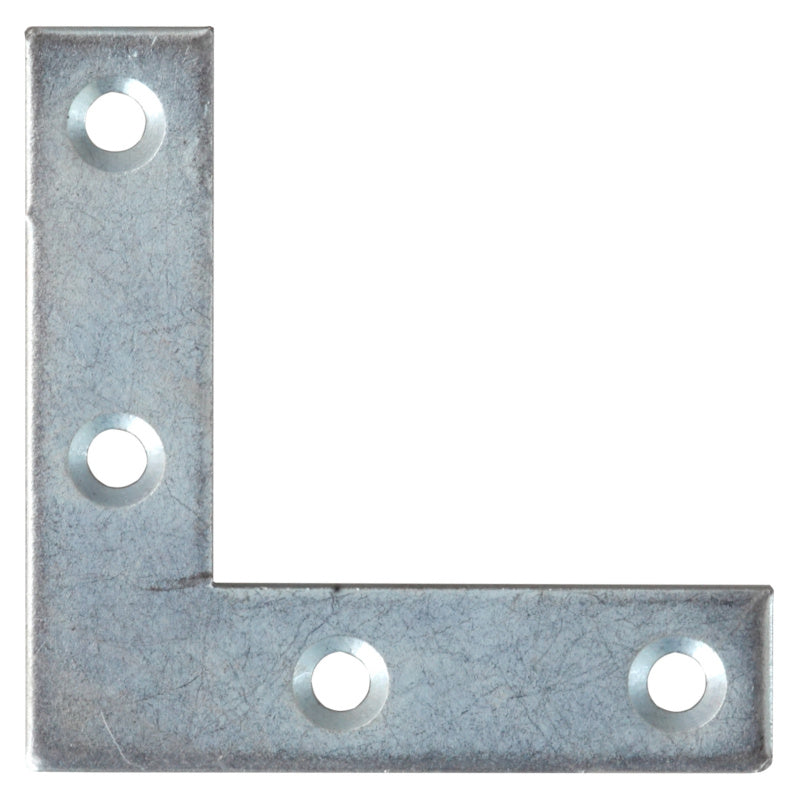 Équerre plate, acier zingué