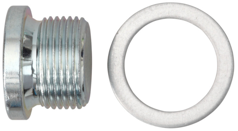 Oil drain plug with sealing ring