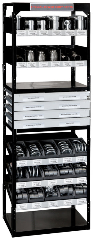 Basic configuration bodywork incl. Shelf black
