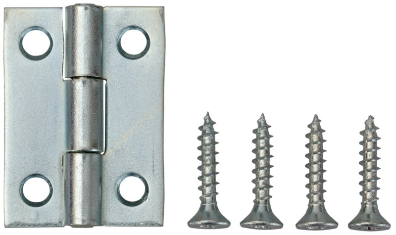 Hinge, rolled narrow with screws