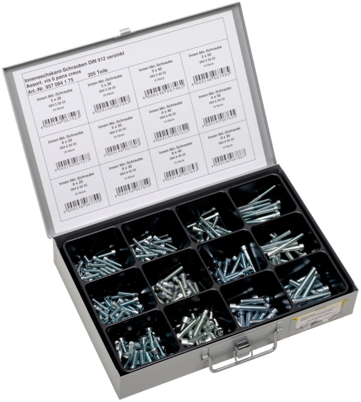 Assortiment, vis à tête hexagonale DIN 912