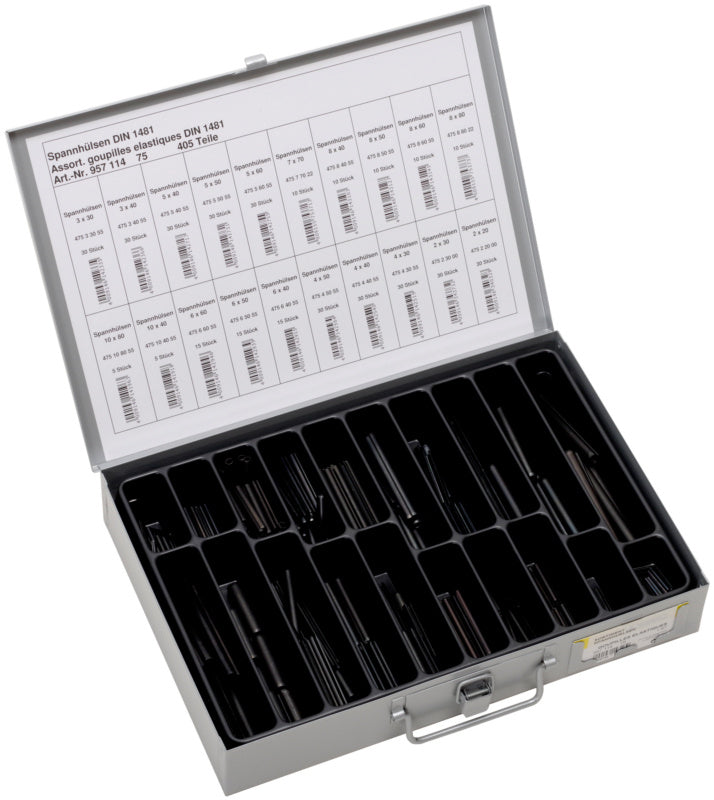 Spannhülsen, Federstahl, DIN 1481 - Sortiment x 4009146143189