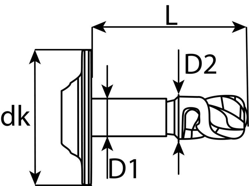 Drehverschluss VAG 8K0805121