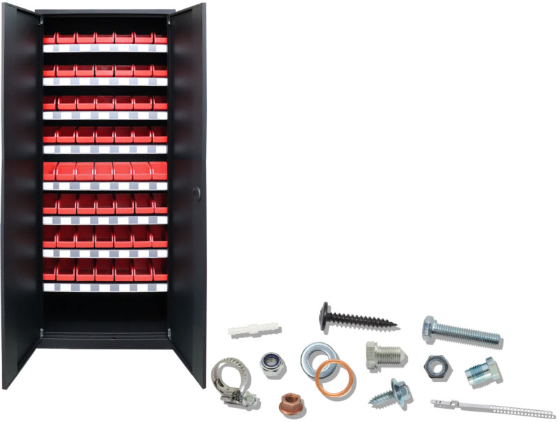 Workshop cabinet DIN- and mounting hardware for passenger cars